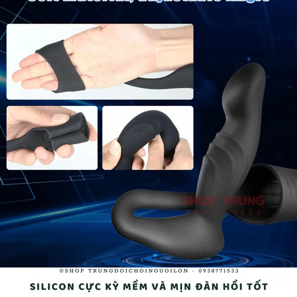 Butt Plug Dual Motor - Đồ chơi kích thích hậu môn cho nam