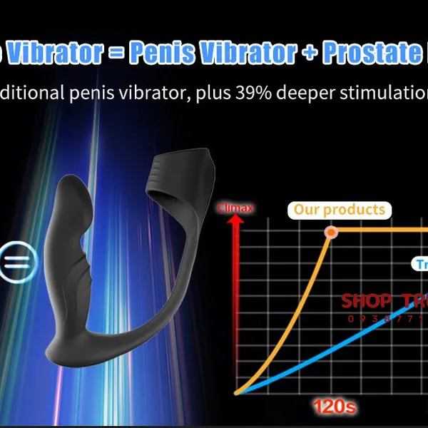 Butt Plug Dual Motor - Đồ chơi kích thích hậu môn cho nam