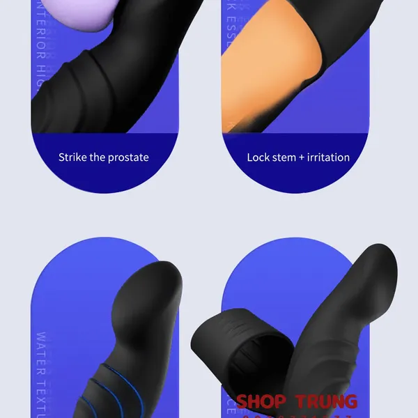 Butt Plug Dual Motor - Đồ chơi kích thích hậu môn cho nam