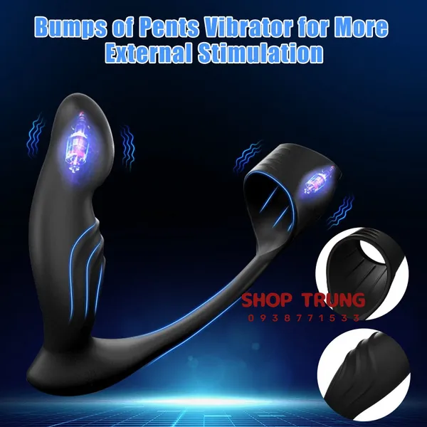 Butt Plug Dual Motor - Đồ chơi kích thích hậu môn cho nam