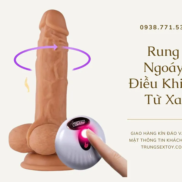 Dương Vật Giả Yeain Rung Ngoáy Dành Cho Các Bạn Nữ Silicon Cực Tốt