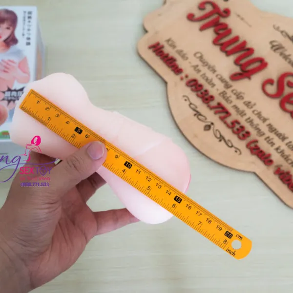 Âm đạo giả cầm tay nguyên khối Silicon 4D - Mềm mịn như thật 