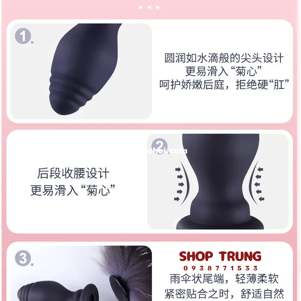 Khám Phá Cảm Xúc Mới Lạ Cùng 'Người Bạn' Đuôi Cáo Rung Điều Khiển Từ Xa