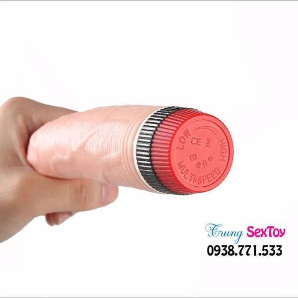 Dương Vật Giả 2 Pin Có Rung Cầm Tay Dễ Sử Dụng