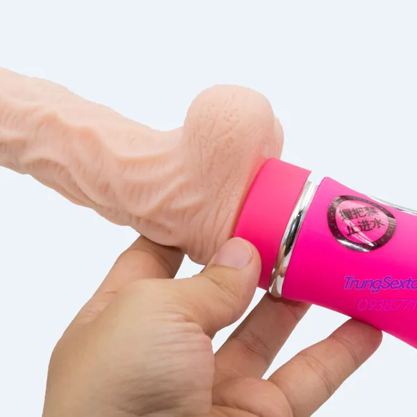 Dương Vật Giả Ailighter Rung và Thụt tự động, Silicone cho cảm giác như thật 