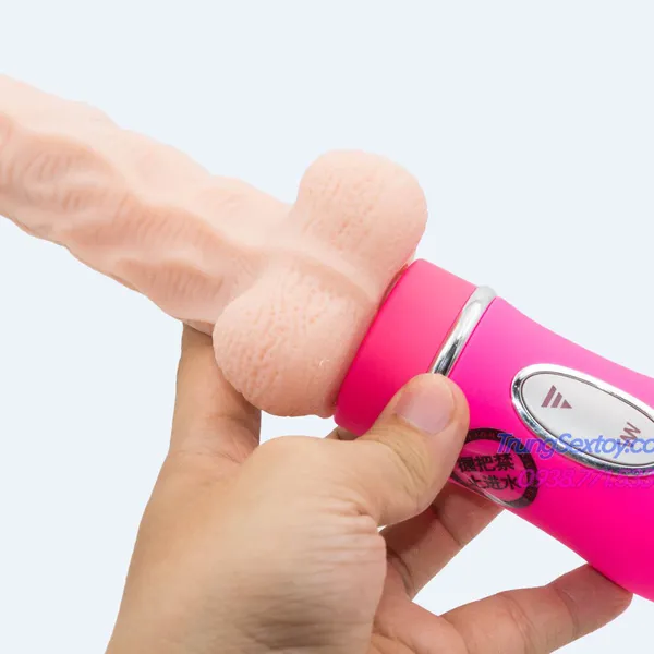 Dương Vật Giả Ailighter Rung và Thụt tự động, Silicone cho cảm giác như thật 