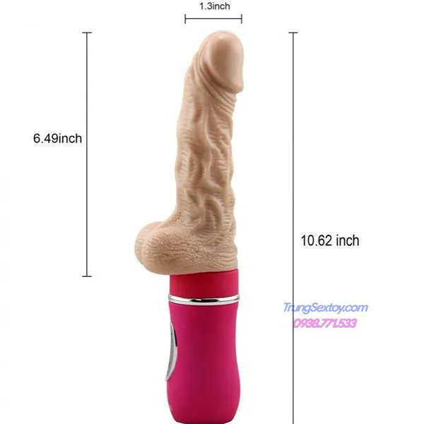 Dương Vật Giả Ailighter Rung và Thụt tự động, Silicone cho cảm giác như thật 