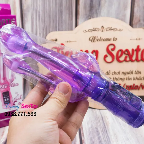 Dương vật giả 3 đầu Tease độc đáo, sáng tạo trong từng chi tiết