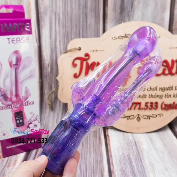 Dương vật giả 3 đầu Tease độc đáo, sáng tạo trong từng chi tiết