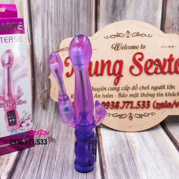Dương vật giả 3 đầu Tease độc đáo, sáng tạo trong từng chi tiết