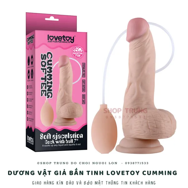 Dương vật giả bắn tinh Lovetoy Cumming