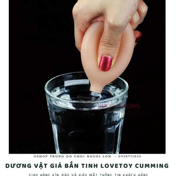 Dương vật giả bắn tinh Lovetoy Cumming