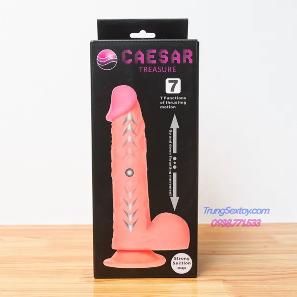 Dương Vật Giả Caesar Thụt 7 Chế Độ Gắn Tường Dành Cho Nữ