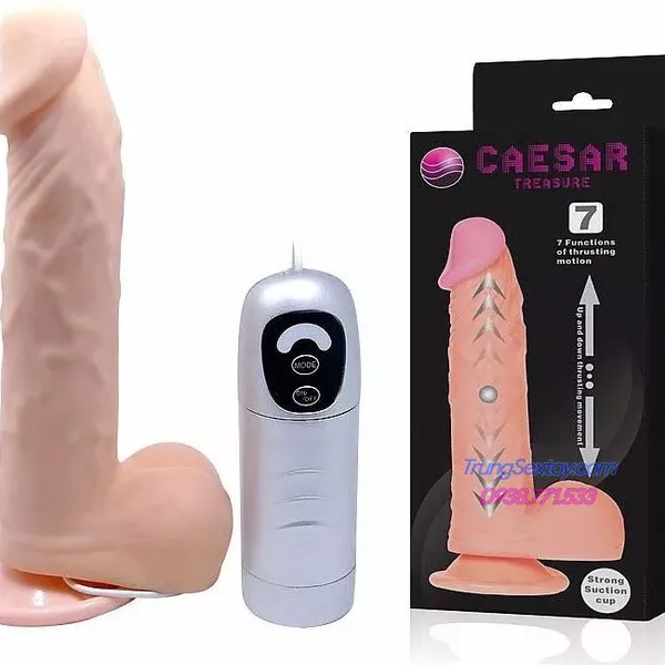 Dương Vật Giả Caesar Thụt 7 Chế Độ Gắn Tường Dành Cho Nữ