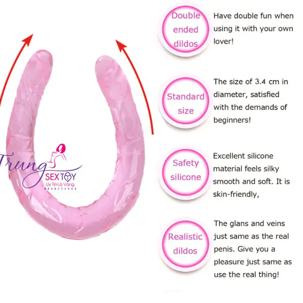 Dương vật giả hai đầu, đồ chơi tình dục dành riêng cho les