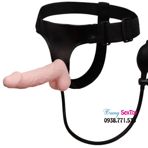 Dụng cụ tình dục dành cho Les - Dương vật giả dây đeo bơm hơi 