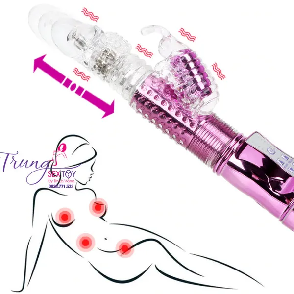 Dương Vật Giả Rung Thụt Cầm Tay Dành Cho Nữ