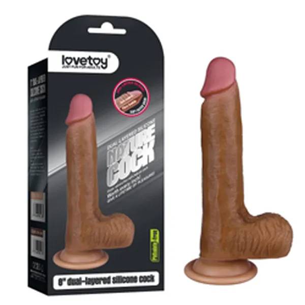 Dương vật giả Lovetoy 8 inch Nature Cock sứ giả của tình yêu