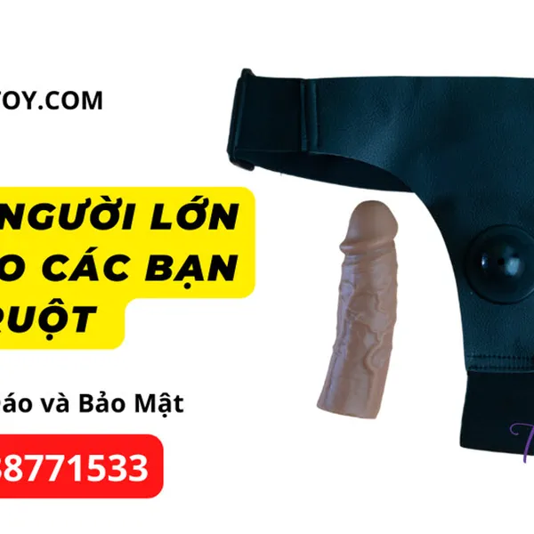 Dương vật giả dây đeo mền mịn như thật dành cho Lesbians