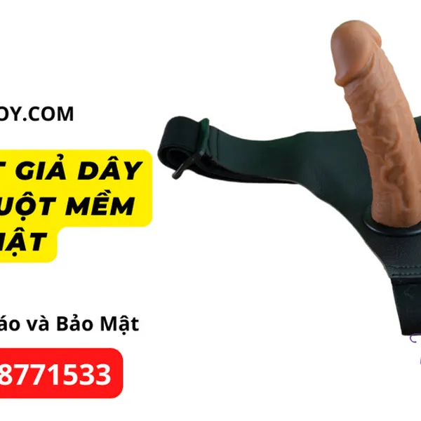 Dương vật giả dây đeo mền mịn như thật dành cho Lesbians