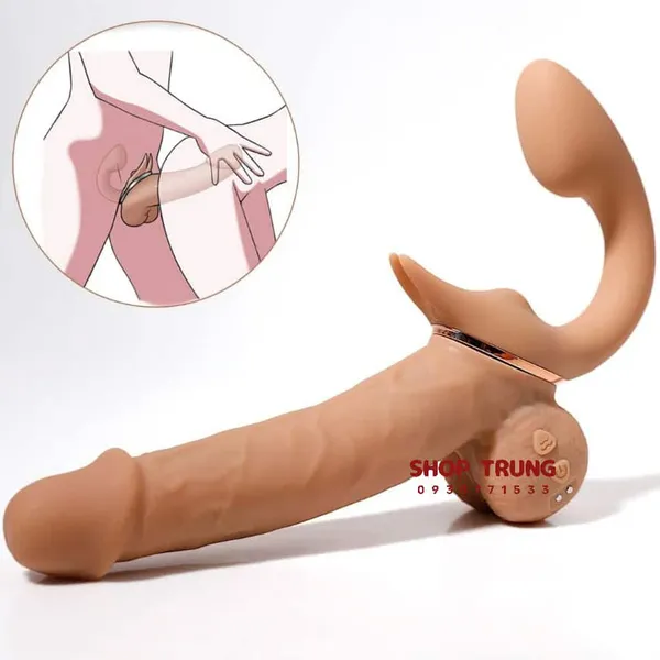 Dương Vật Giả Hai Đầu Yeain - Rung Thụt 9 Tần Số