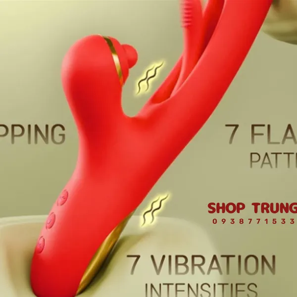 Dương Vật Giả Rung Bú Và Đá Lưỡi 3 Trong 1 Cực Mạnh