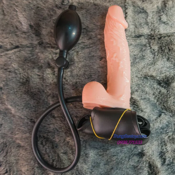Dụng cụ tình dục dành cho Les - Dương vật giả dây đeo bơm hơi 