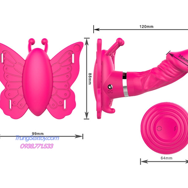 Dương Vật Giả Dây Đeo Camille Điều Khiển Từ Xa 