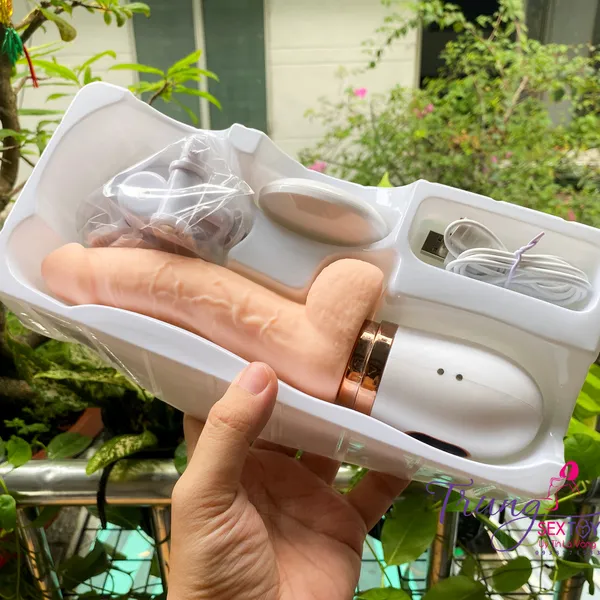 Dương vật giả Dibe điều khiền từ xa có nhiệt siêu phê