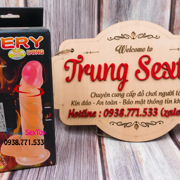 Dương vật giả Fiery Dong cao cấp có nhiệt