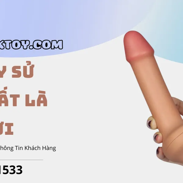 Dương vật giả cầm tay hai đầu Lovetoy siêu thật dài 30cm 