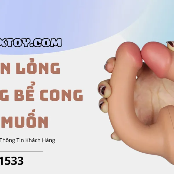 Dương vật giả cầm tay hai đầu Lovetoy siêu thật dài 30cm 