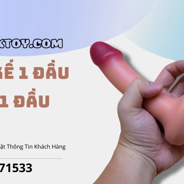 Dương vật giả cầm tay hai đầu Lovetoy siêu thật dài 30cm 