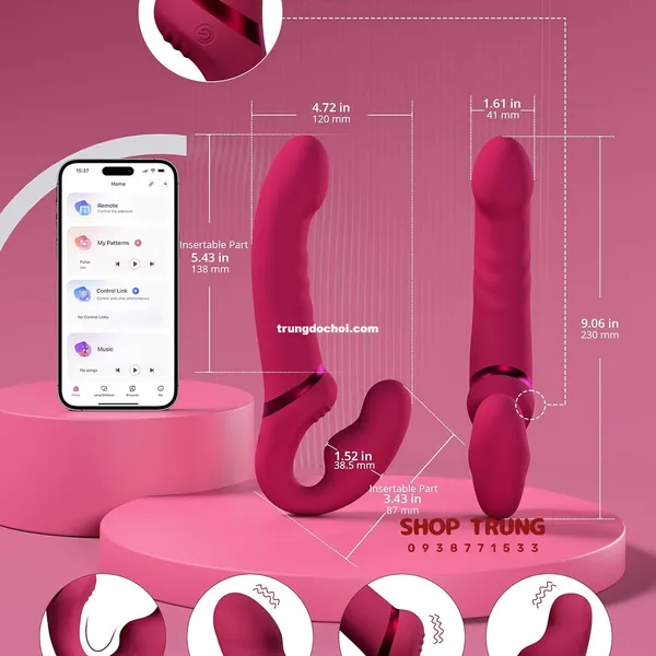 Lovense Lapis Dương Vật Giả Hai Đầu - Bạn Đồng Hành Hoàn Hảo Cho Cuộc Yêu Thăng Hoa