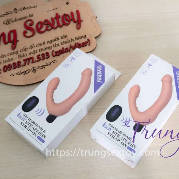 Dương vật giả hai đầu siêu mềm mịn Lovetoy 