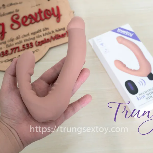 Dương vật giả hai đầu siêu mềm mịn Lovetoy 