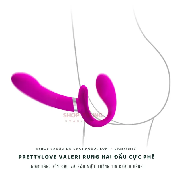 Dụng cụ kích thích điểm G rung hai đầu Pretty Love Valeri 