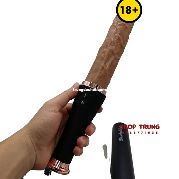 Dương Vật Giả Hình Gậy Bóng Chày 10 Chế Độ Rung Thụt Mạnh Mẽ