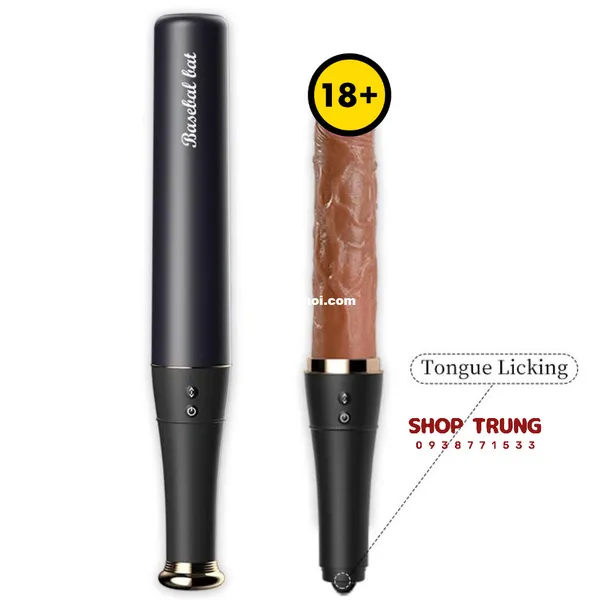 Dương Vật Giả Hình Gậy Bóng Chày 10 Chế Độ Rung Thụt Mạnh Mẽ