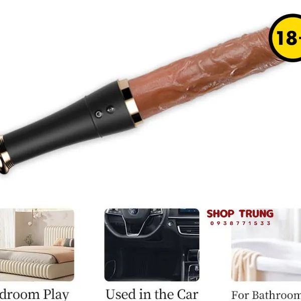 Dương Vật Giả Hình Gậy Bóng Chày 10 Chế Độ Rung Thụt Mạnh Mẽ