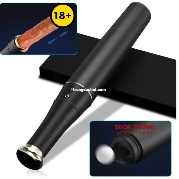 Dương Vật Giả Hình Gậy Bóng Chày 10 Chế Độ Rung Thụt Mạnh Mẽ