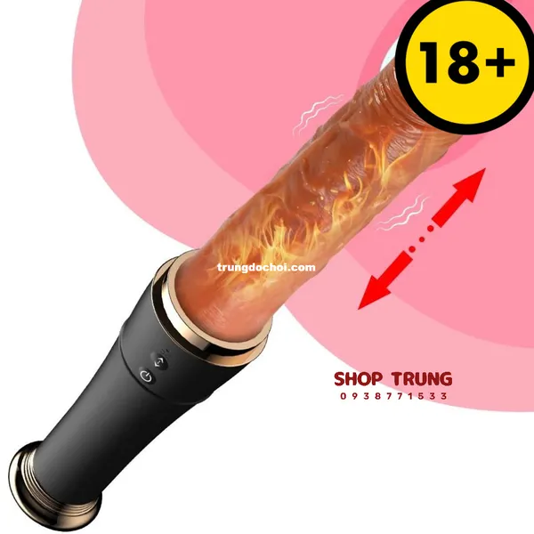 Dương Vật Giả Hình Gậy Bóng Chày 10 Chế Độ Rung Thụt Mạnh Mẽ