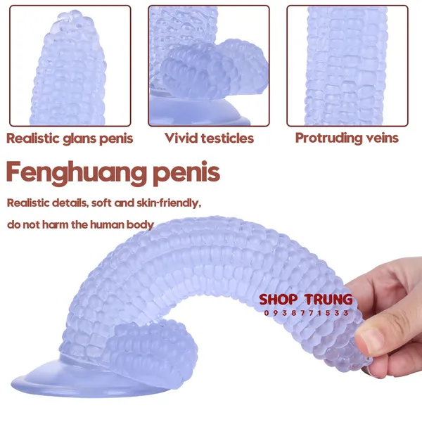 Khám Phá Cảm Xúc Mới Lạ với Dương Vật Giả Trái Bắp Silicone