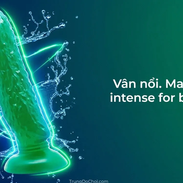 Dương Vật Giả Hình Dưa Deo Passionate Fruit Xanh Lá, Đế Hút Mạnh