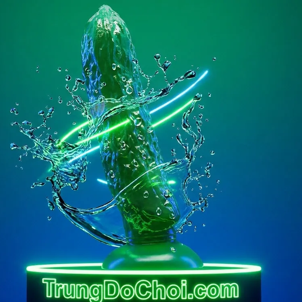 Dương Vật Giả Hình Dưa Deo Passionate Fruit Xanh Lá, Đế Hút Mạnh