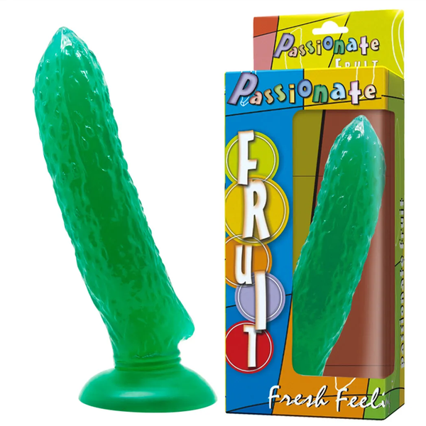 Dương Vật Giả Hình Dưa Deo Passionate Fruit Xanh Lá, Đế Hút Mạnh