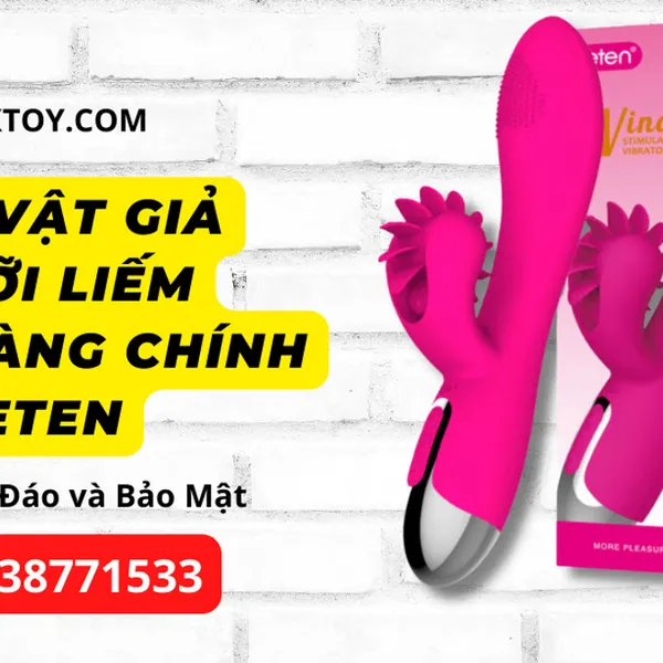 Dương vật giả kèm lưỡi liếm - Dòng sextoy độc đáo nhất hiện nay 