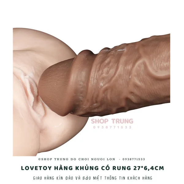 Dương vật giả có rung Hàng Khủng Lovetoy 27cm 