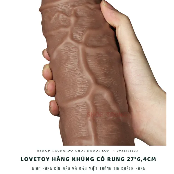Dương vật giả có rung Hàng Khủng Lovetoy 27cm 