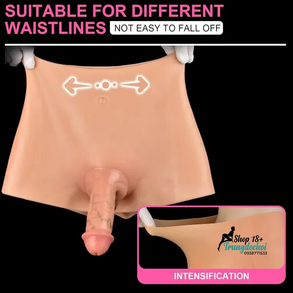 Dương Vật Giả Liền Quần Đặc Ruột 16cm Thiết Kế Chắc Chắn, Chân Thực, An Toàn